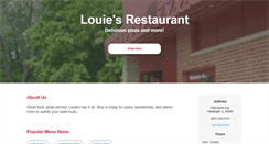 Desktop Screenshot of louiesrestaurantwaukegan.com